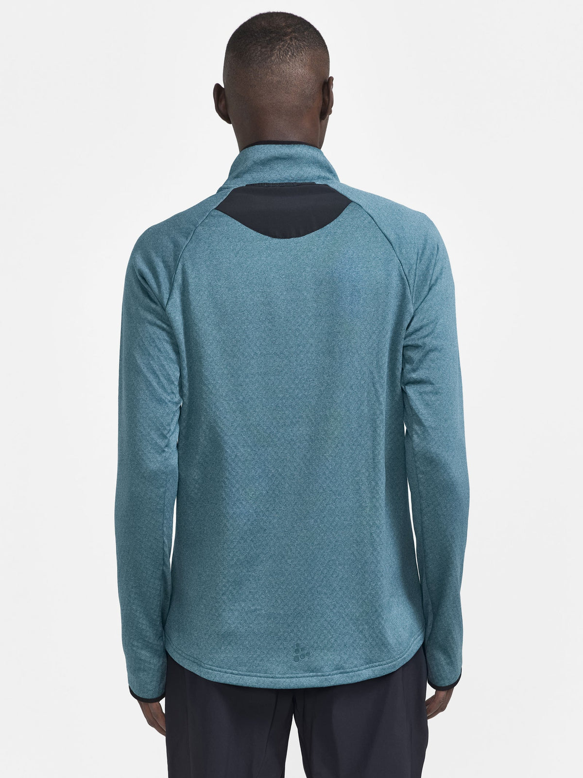 Craft CORE Trim Thermal Midlayer Herren in Grün meliert, Detailansicht