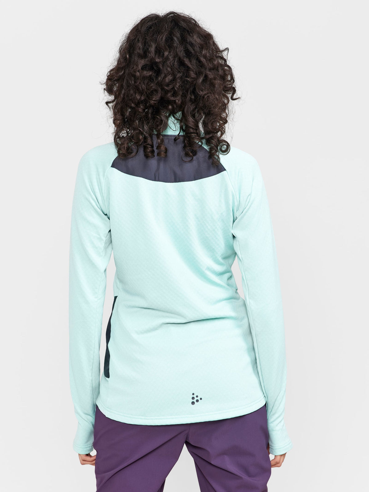 Craft CORE Trim Thermal Midlayer Damen in Blau, Detailansicht