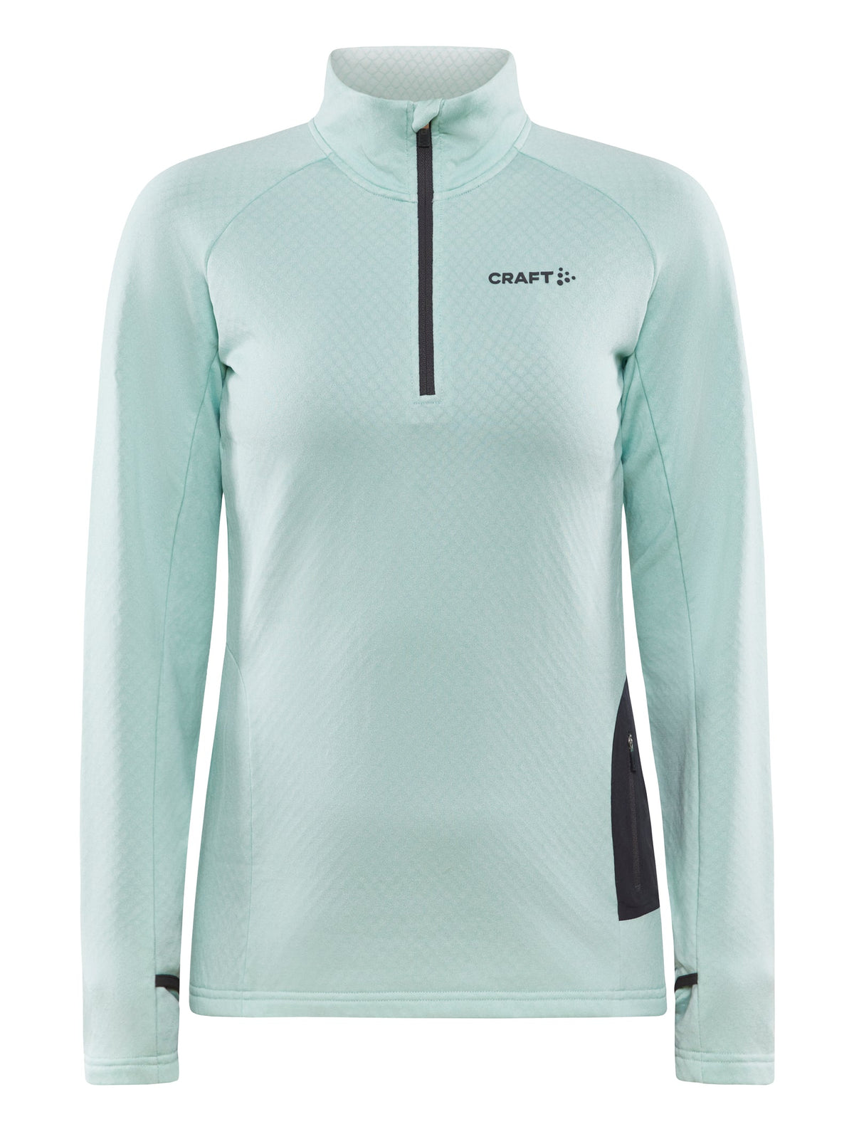 Craft CORE Trim Thermal Midlayer Damen in Blau, Vorderansicht