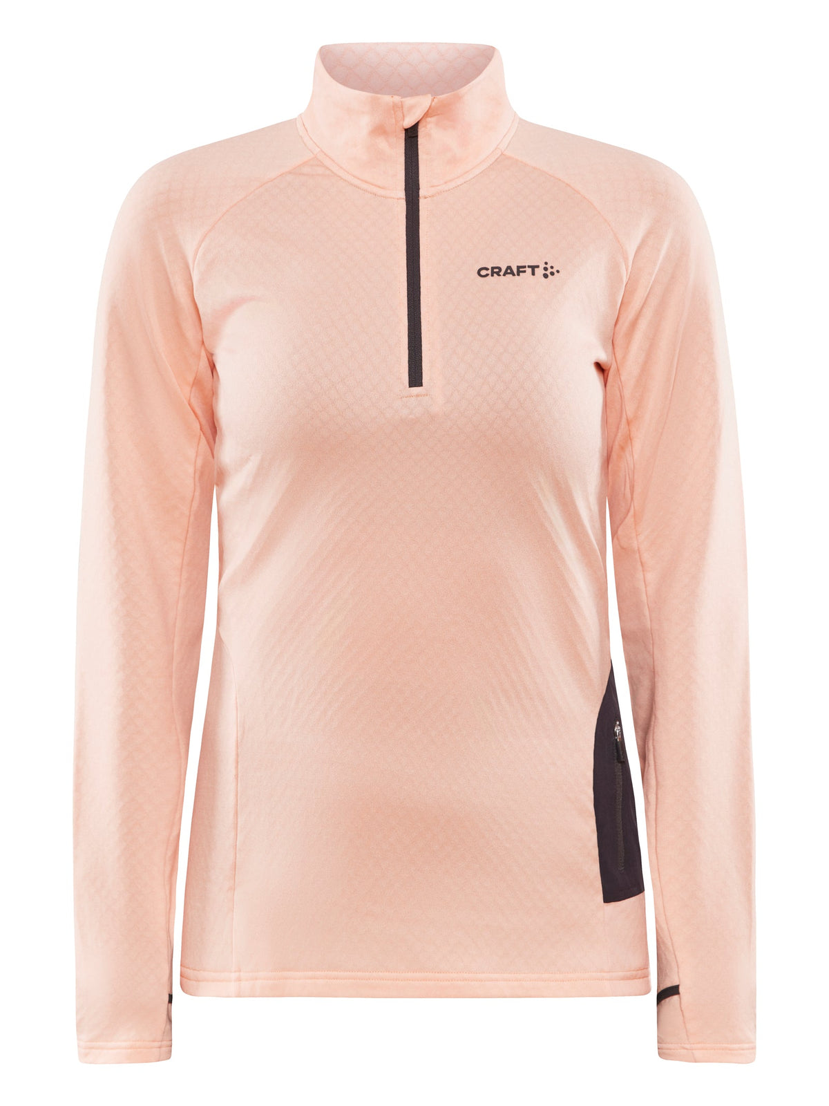 Craft CORE Trim Thermal Midlayer Damen in Pink, Vorderansicht