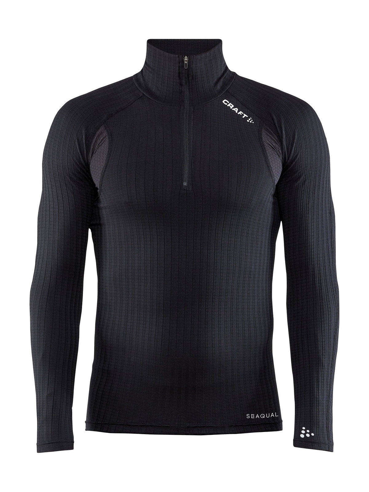 Craft Active Extreme X Zip LS Herren in Schwarz, Vorderansicht