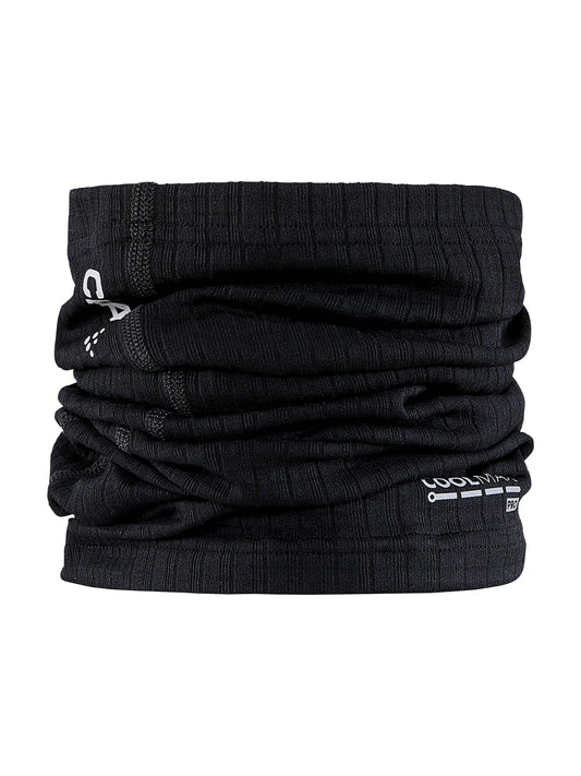 Craft Active Extreme X Neck Tube in Schwarz/Anthrazit, Vorderansicht