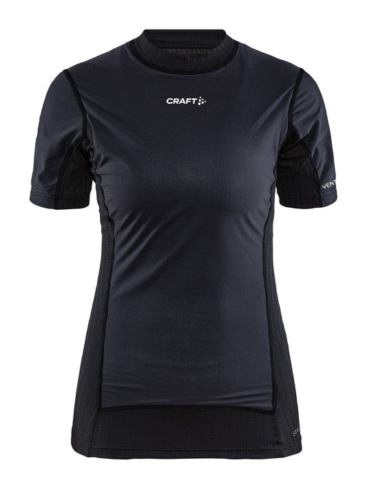 Craft Active Extreme X Wind SS Damen in Schwarz/Anthrazit, Vorderansicht