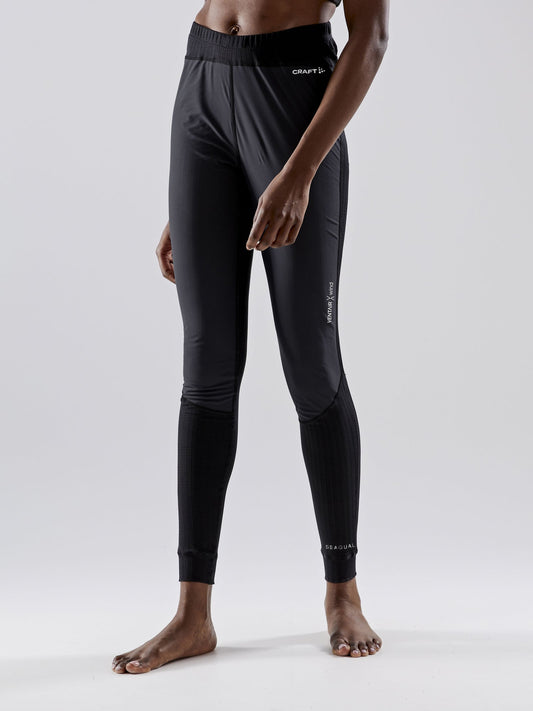 Craft Active Extreme X Wind Pants Damen in Schwarz/Anthrazit, Detailansicht