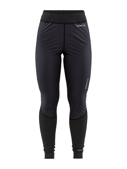 Craft Active Extreme X Wind Pants Damen in Schwarz/Anthrazit, Vorderansicht