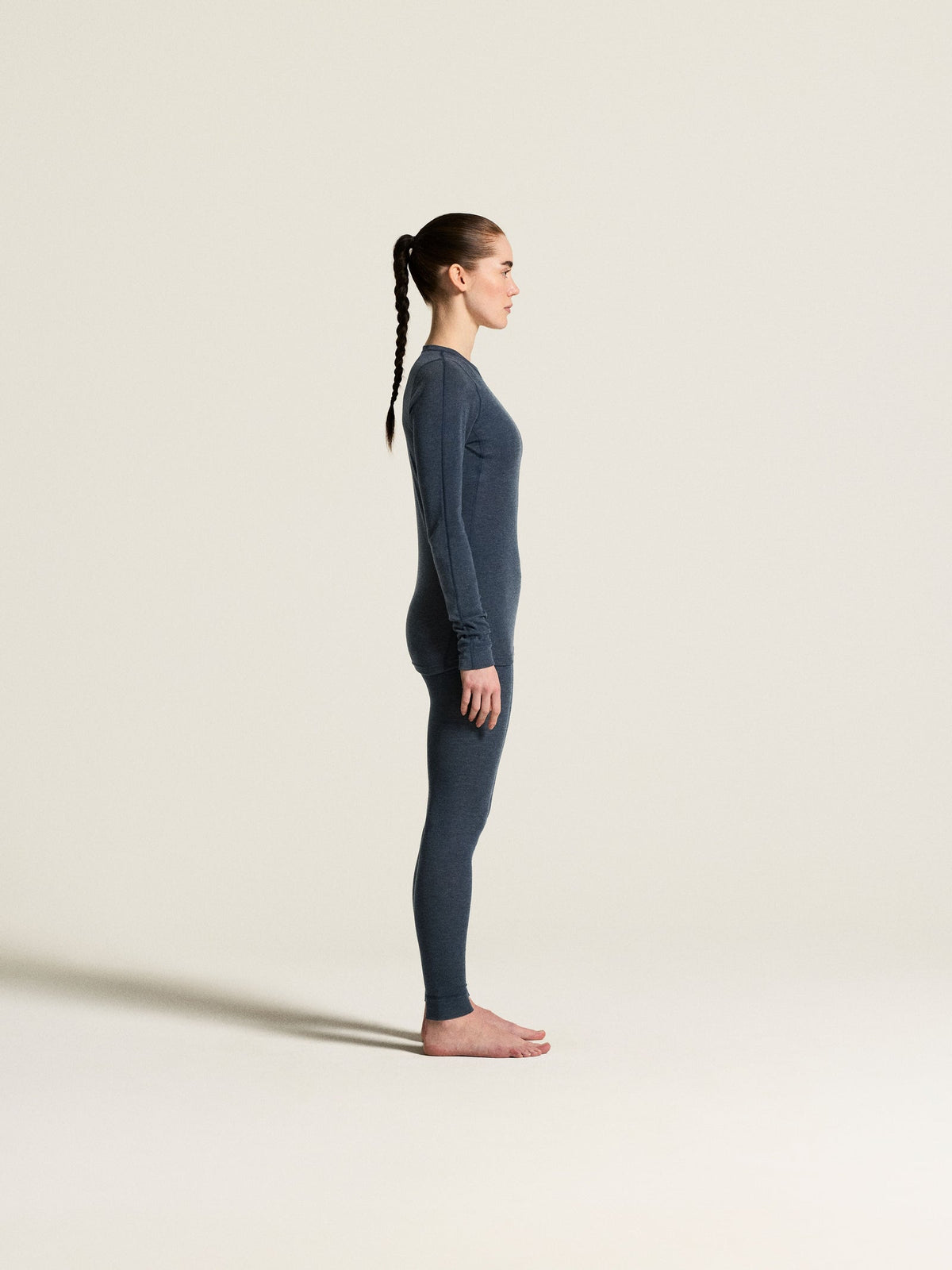 Craft CORE Wool Merino Set Damen in Blau meliert, Detailansicht
