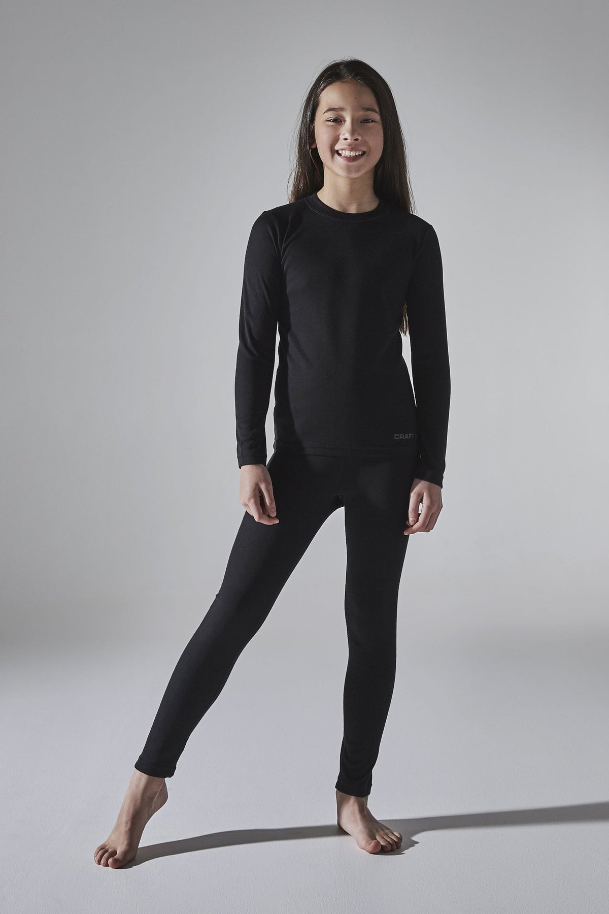 Craft CORE Warm Baselayer Set J in Schwarz, Detailansicht