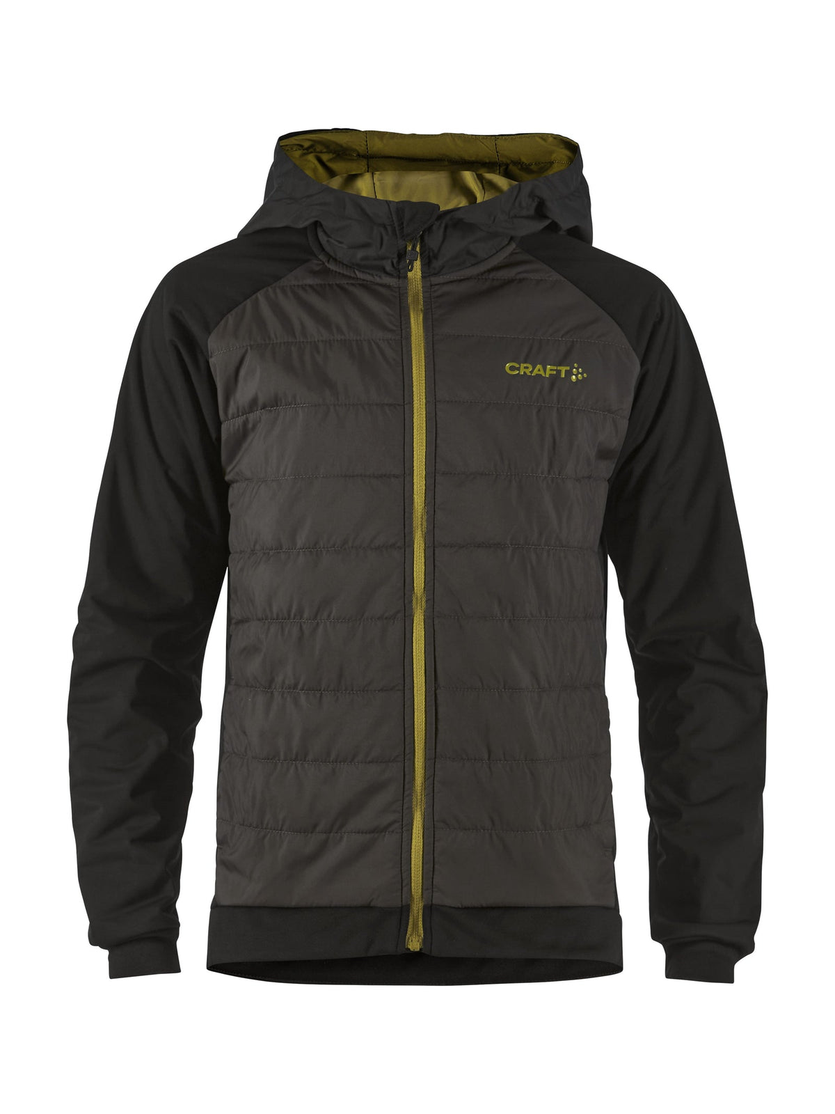 Craft ADV Insulate XC Hood Jacket Junior in Schwarz, Vorderansicht