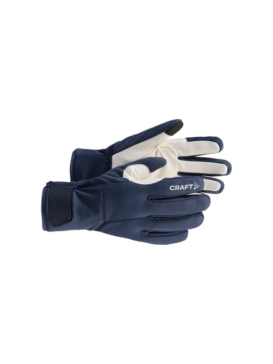 Craft PRO Insulate Race Glove in Weiss/Blau, Vorderansicht