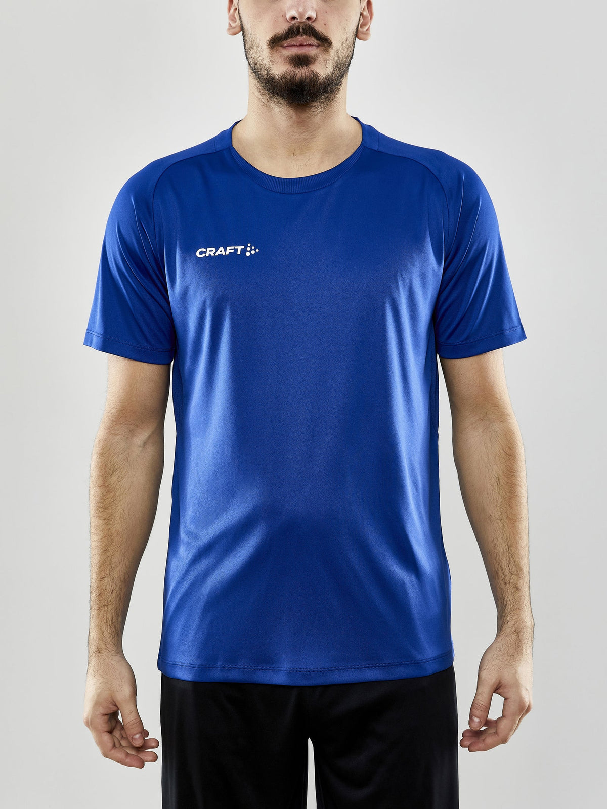 Craft Evolve Tee Herren in Kobaltblau, Detailansicht