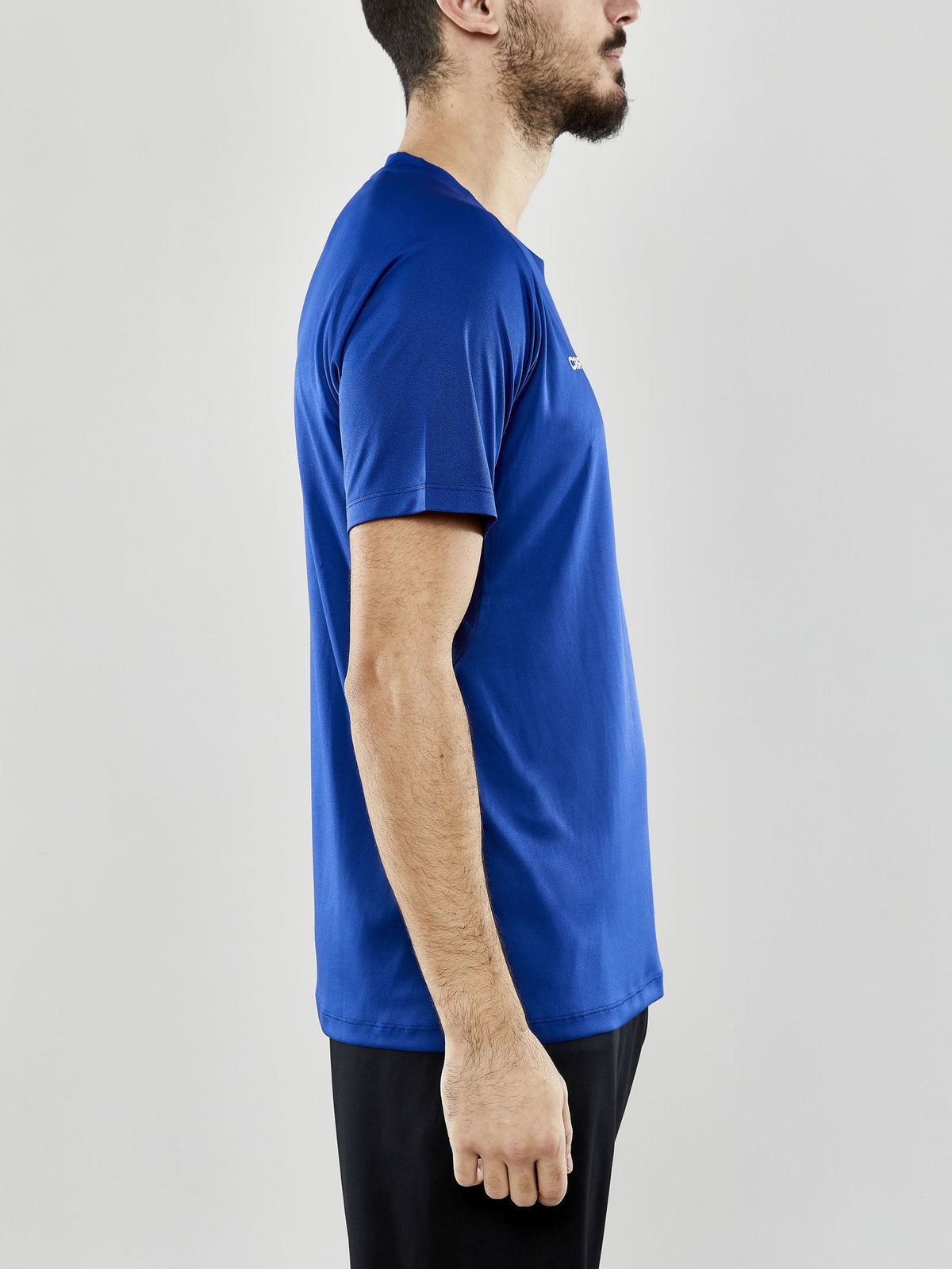 Craft Evolve Tee Herren in Kobaltblau, Detailansicht