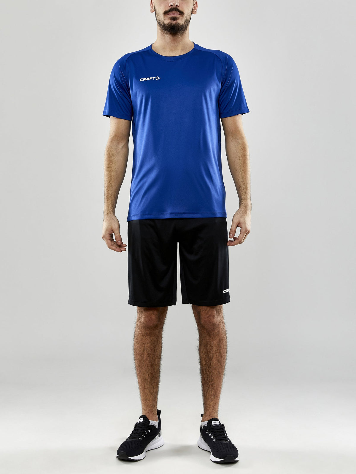 Craft Evolve Tee Herren in Kobaltblau, Detailansicht