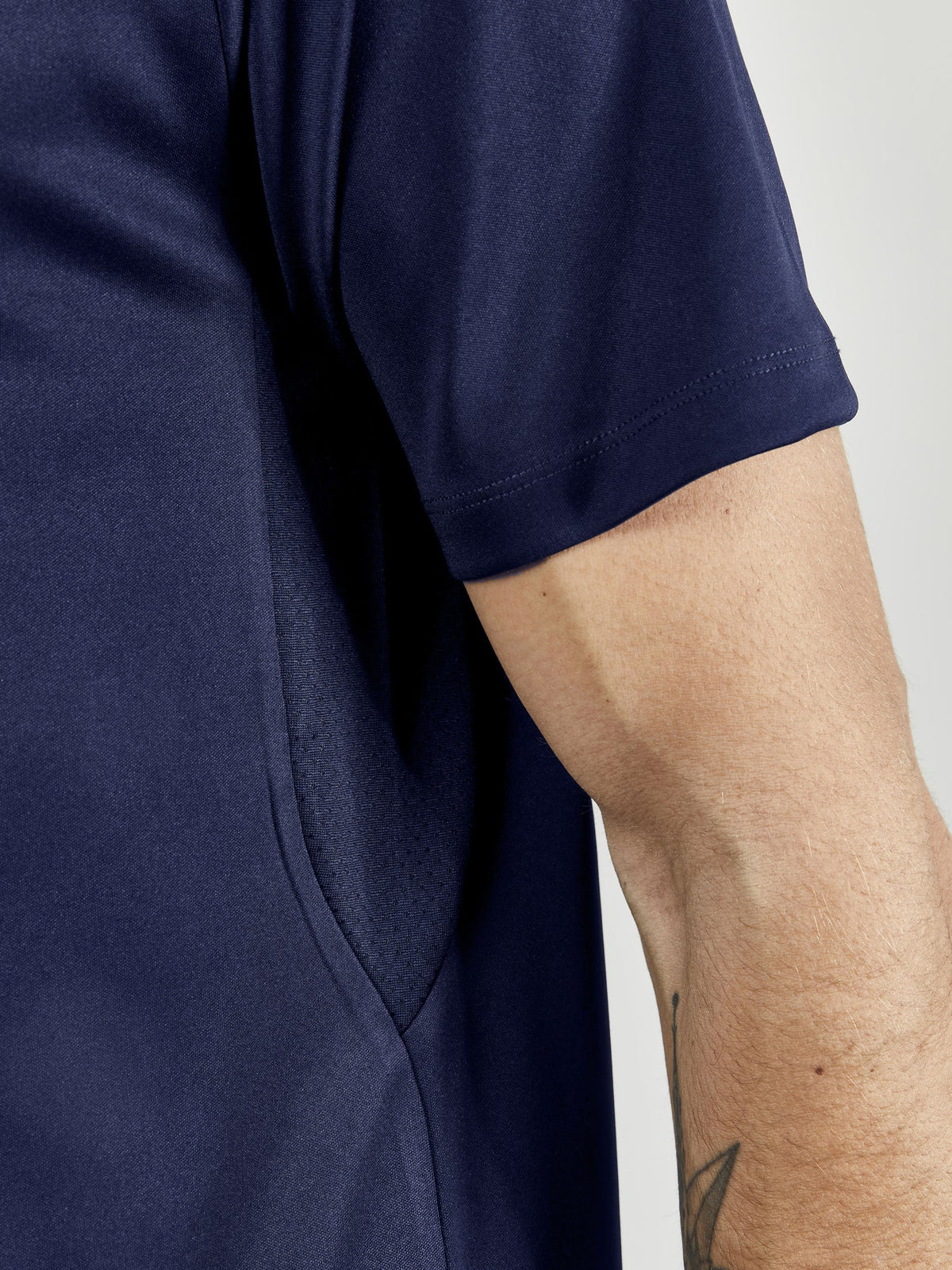 Craft Evolve Tee Herren in Navy, Detailansicht