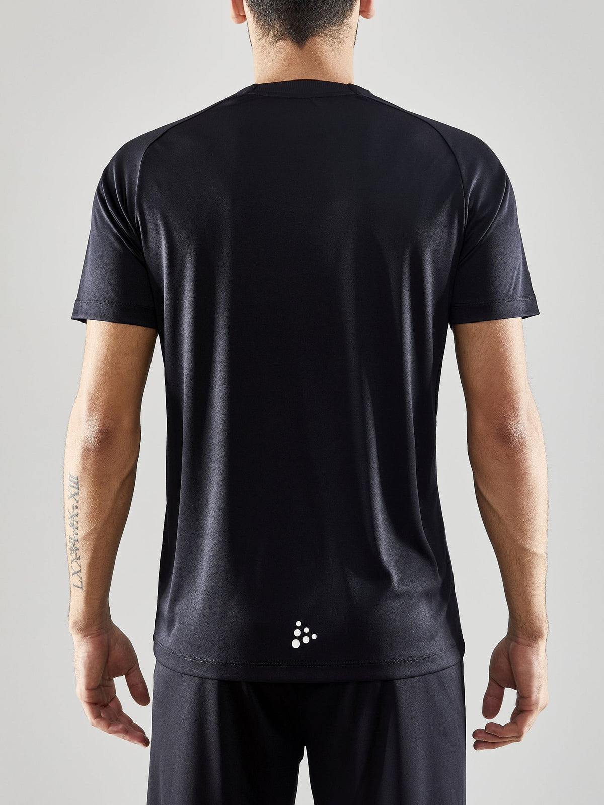 Craft Evolve Tee Herren in Schwarz, Detailansicht