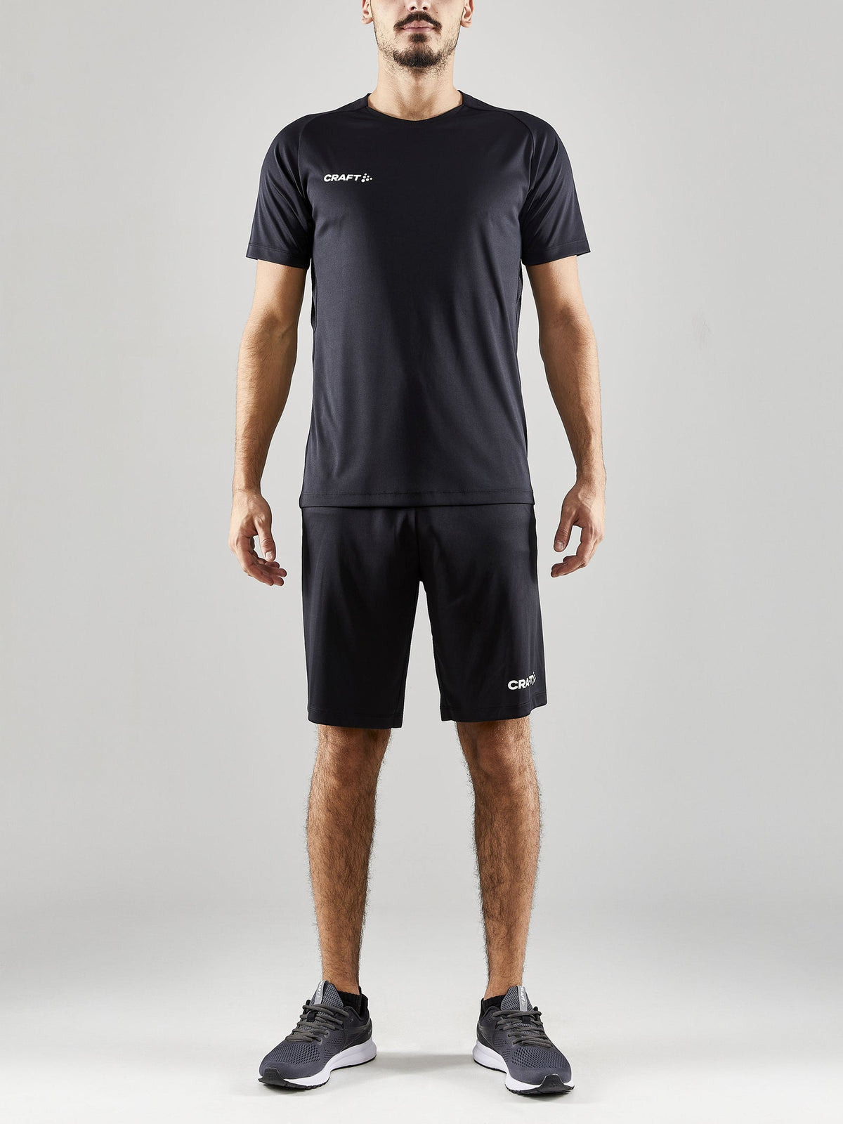 Craft Evolve Tee Herren in Schwarz, Detailansicht