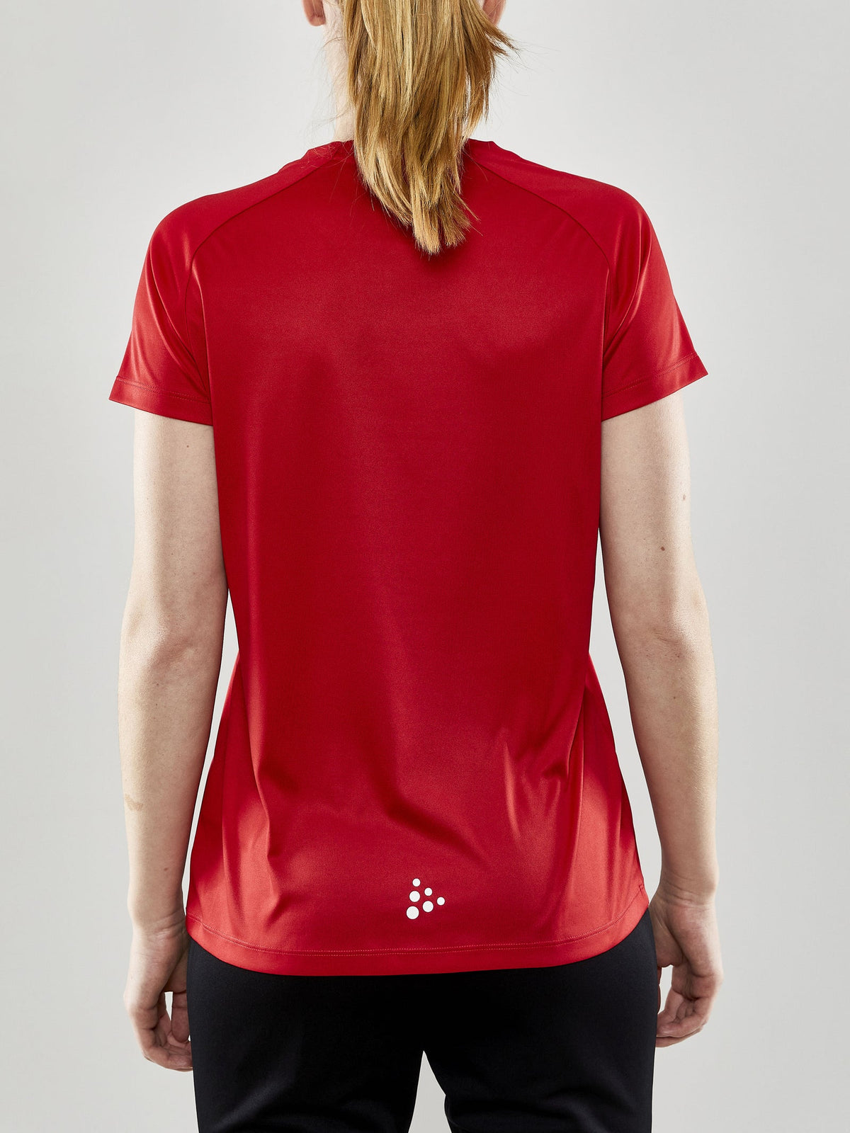 Craft Evolve Tee Damen in Rot, Detailansicht