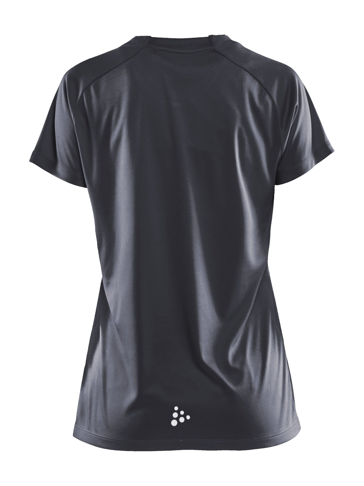 Craft Evolve Tee Damen in Dunkelgrau, Rückansicht
