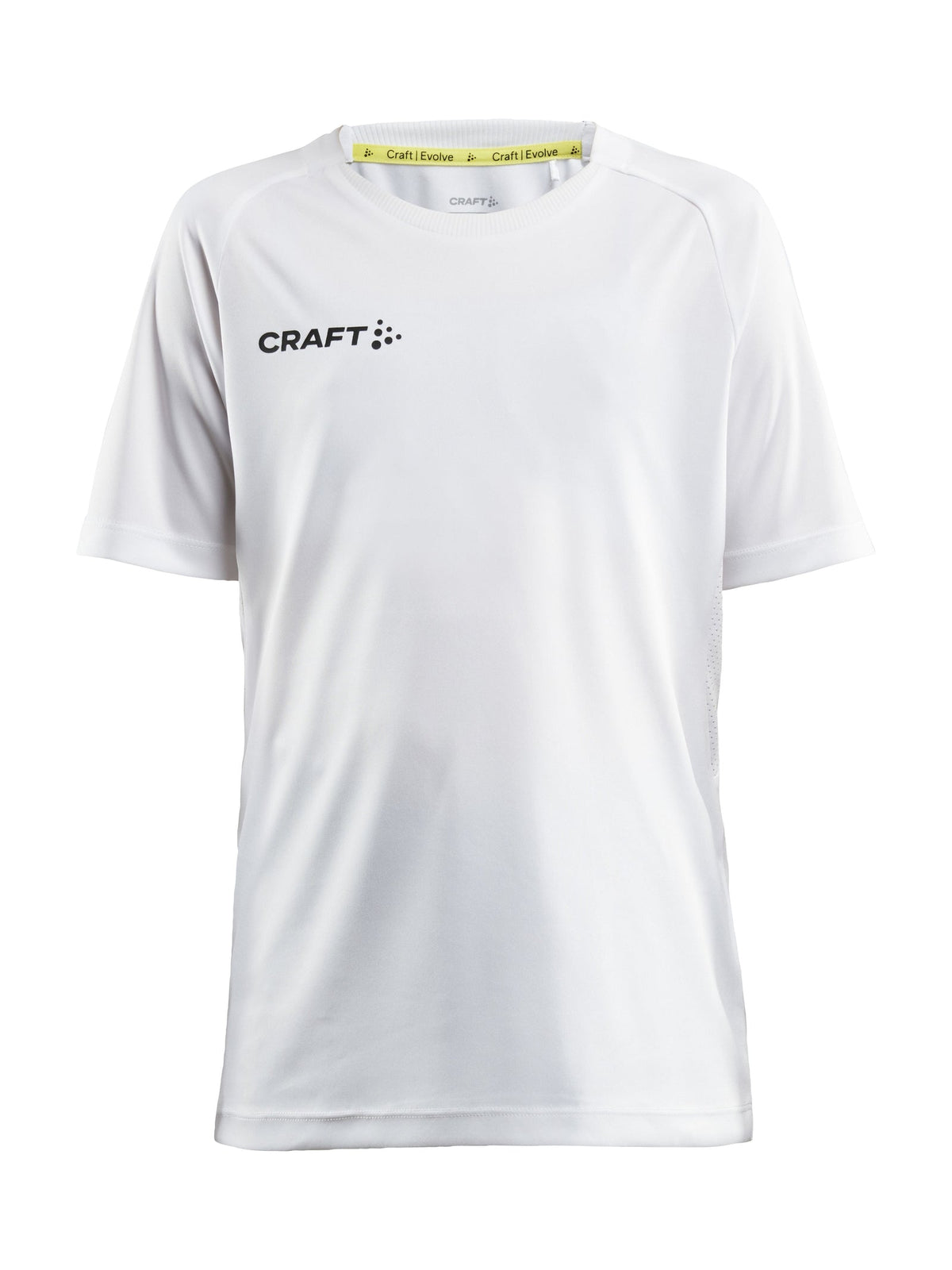 Craft Evolve Tee Junior in Weiss, Vorderansicht