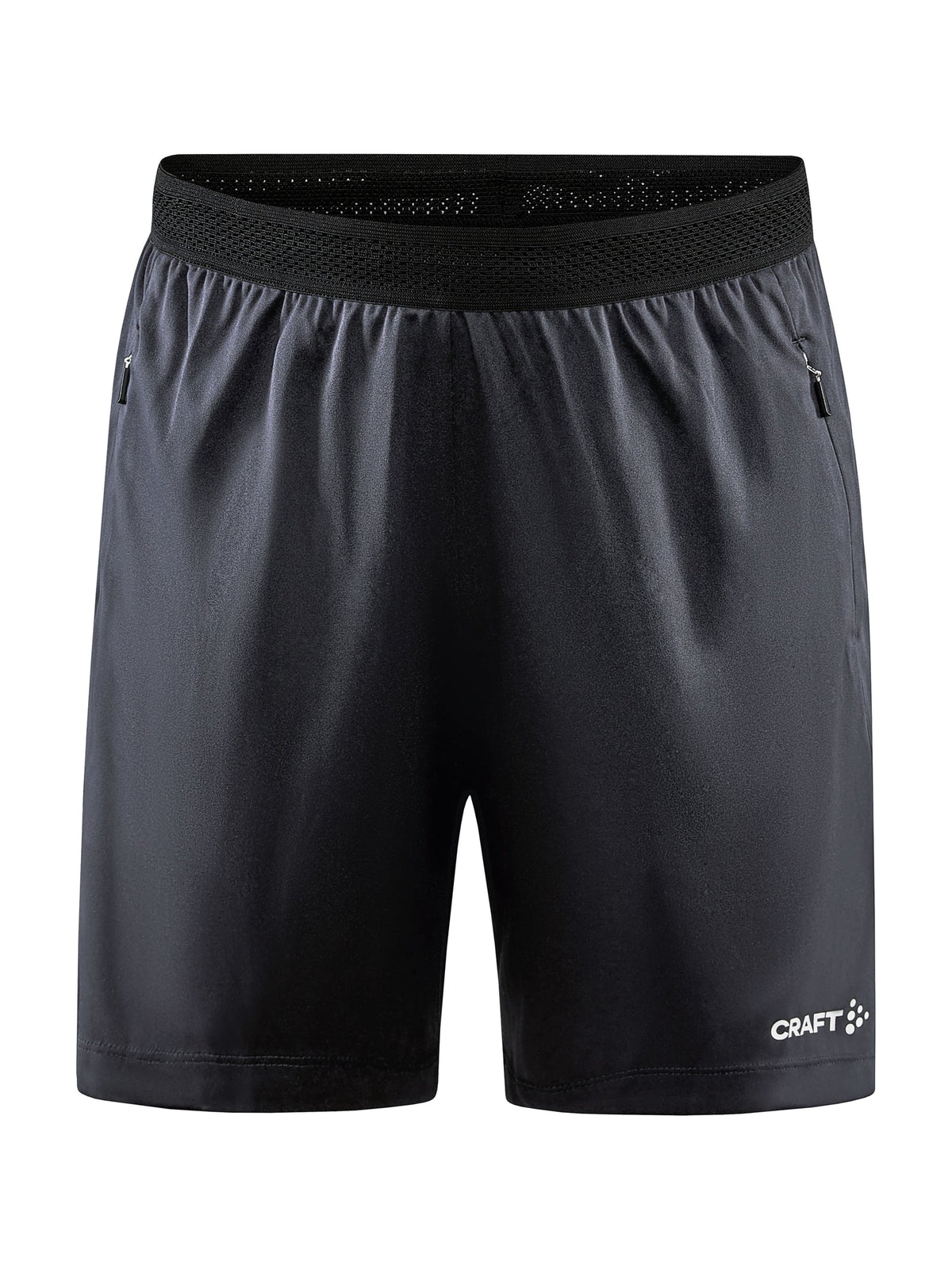 Craft Evolve Zip Pocket Shorts Damen in Dunkelgrau, Vorderansicht