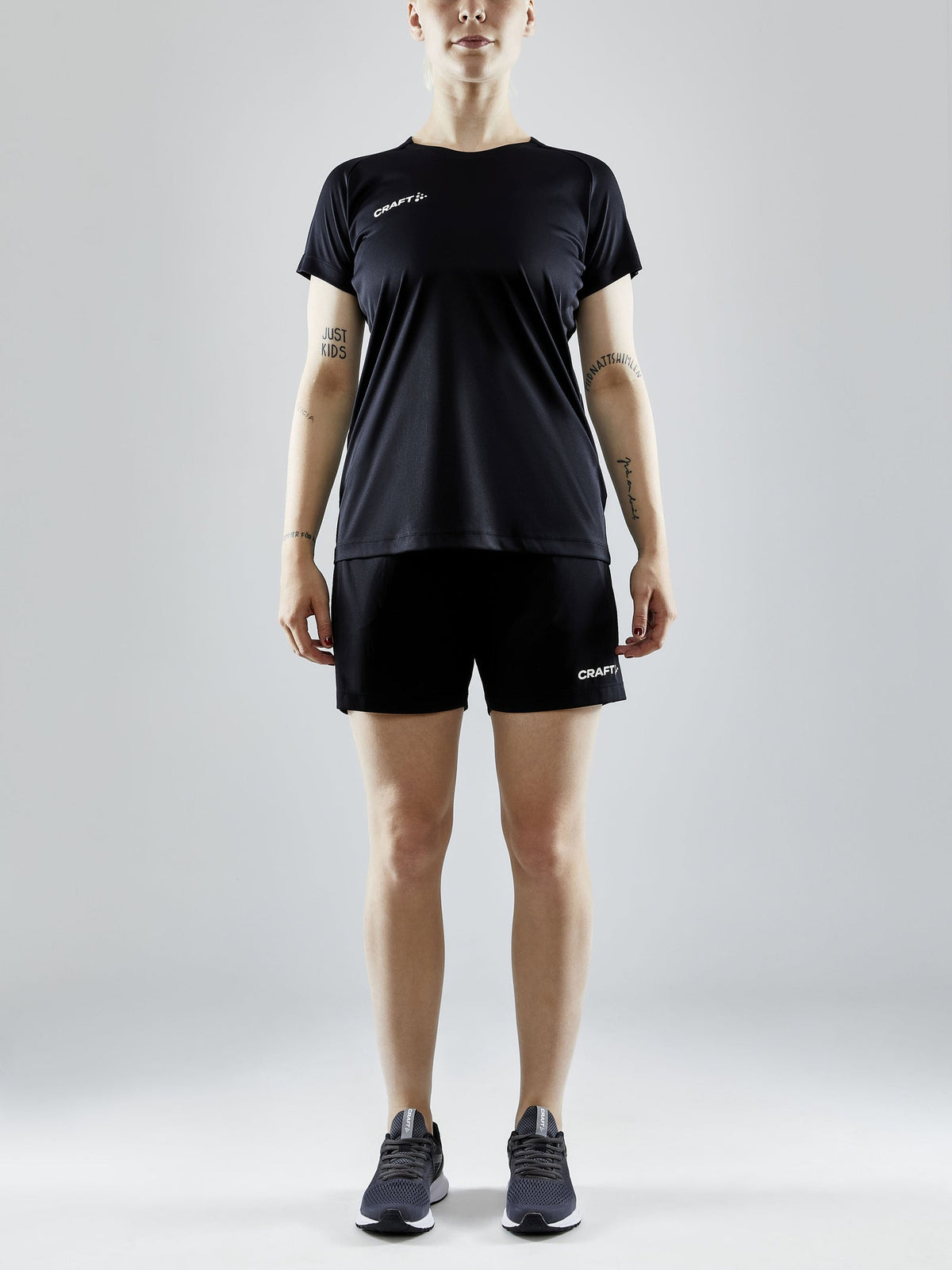 Craft Evolve Zip Pocket Shorts Damen in Schwarz, Detailansicht