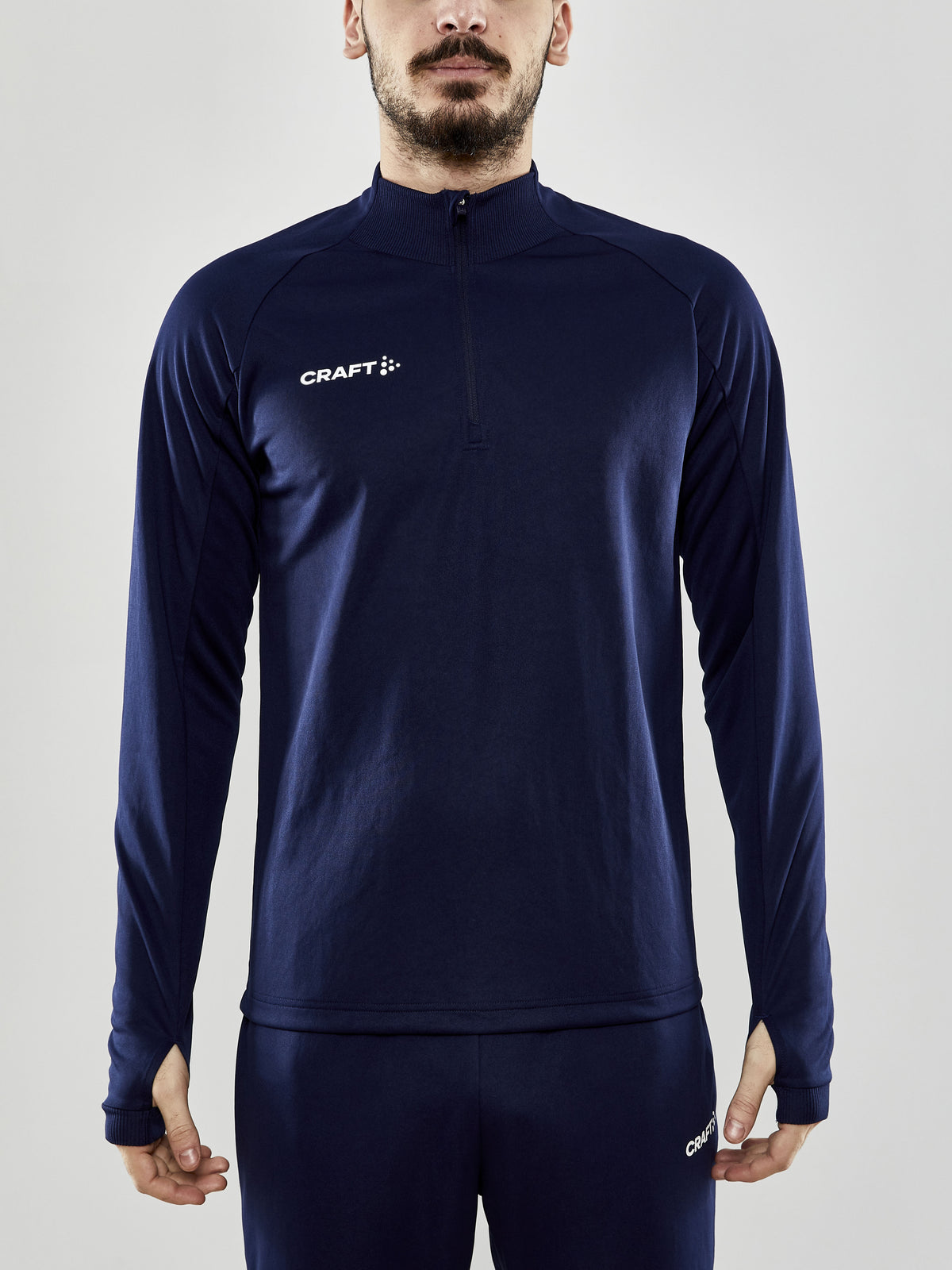 Craft Evolve Halfzip Herren in Navy, Detailansicht