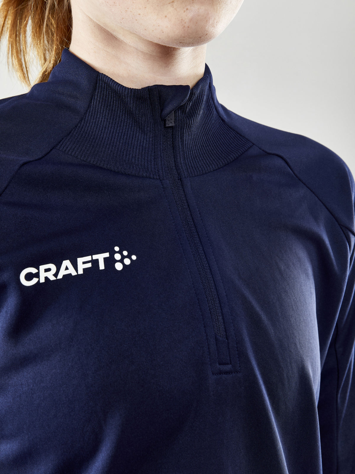 Craft Evolve Halfzip Damen in Navy, Detailansicht