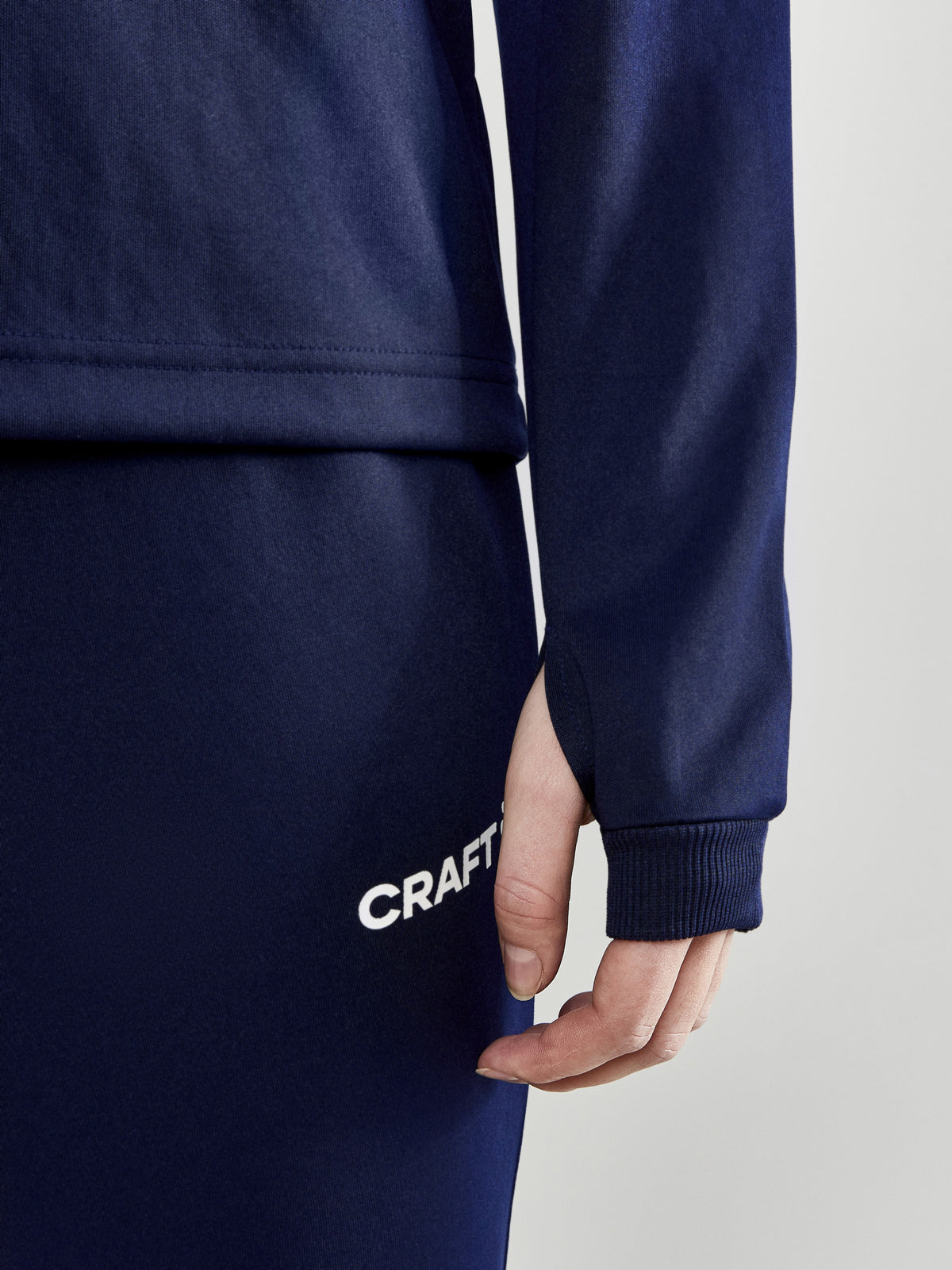 Craft Evolve Halfzip Damen in Navy, Detailansicht