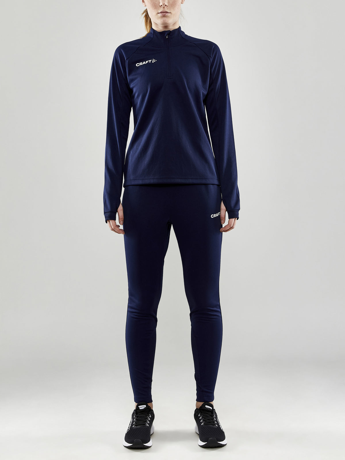 Craft Evolve Halfzip Damen in Navy, Detailansicht