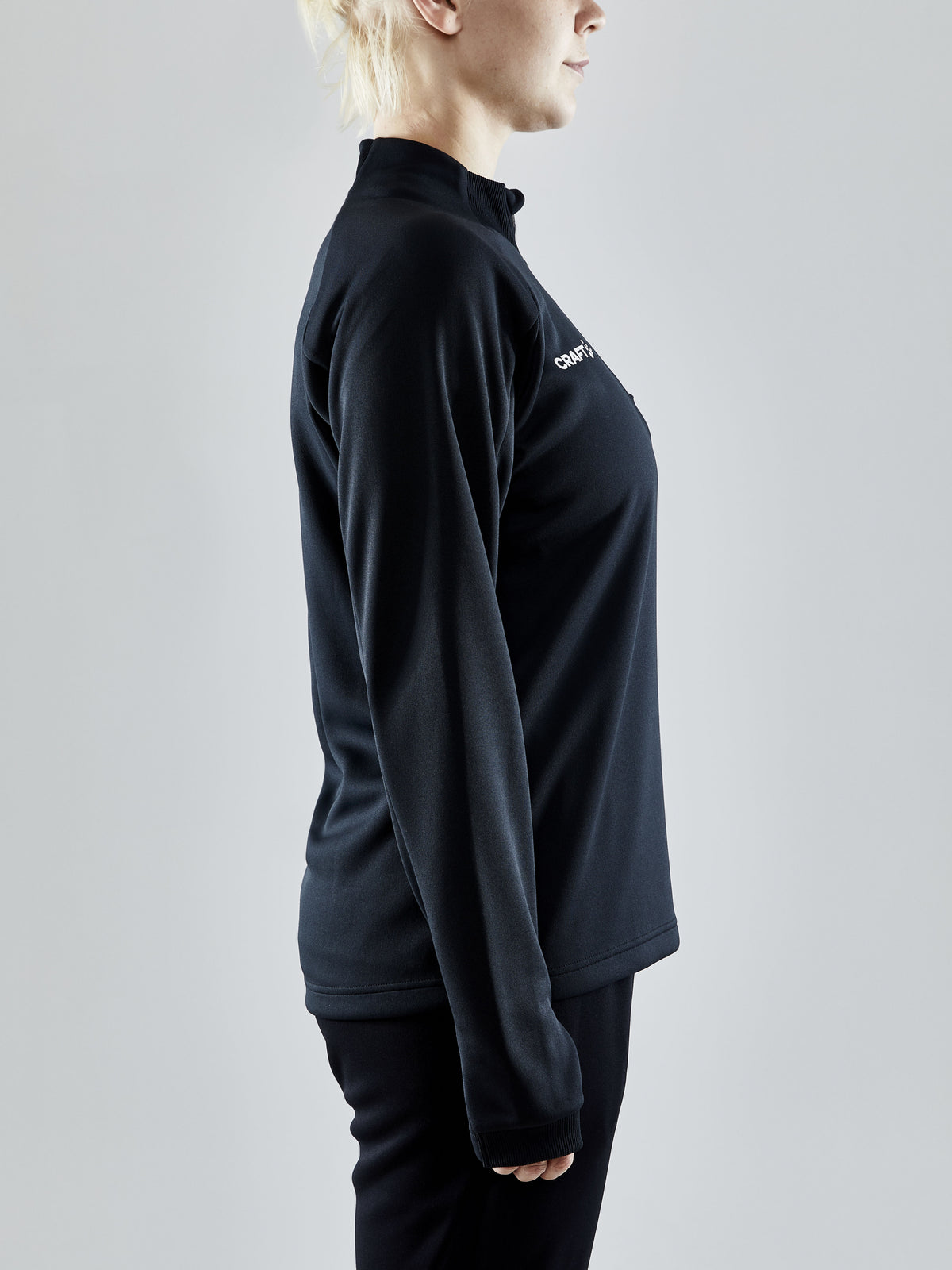 Craft Evolve Halfzip Damen in Schwarz, Detailansicht