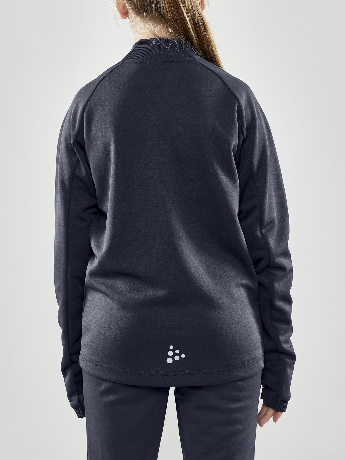 Craft Evolve Halfzip Junior in Dunkelgrau, Detailansicht