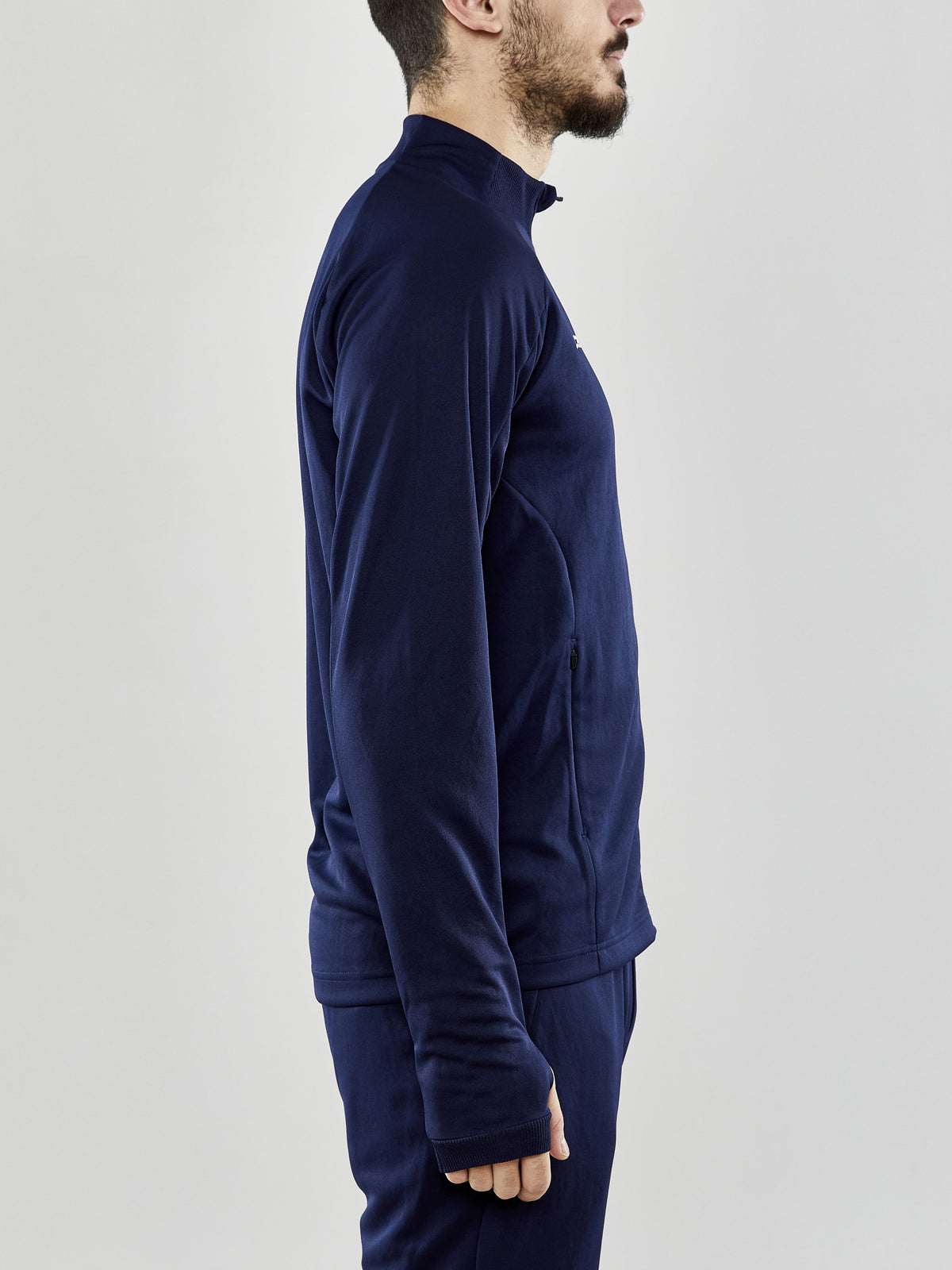 Craft Evolve Full Zip Herren in Navy, Detailansicht