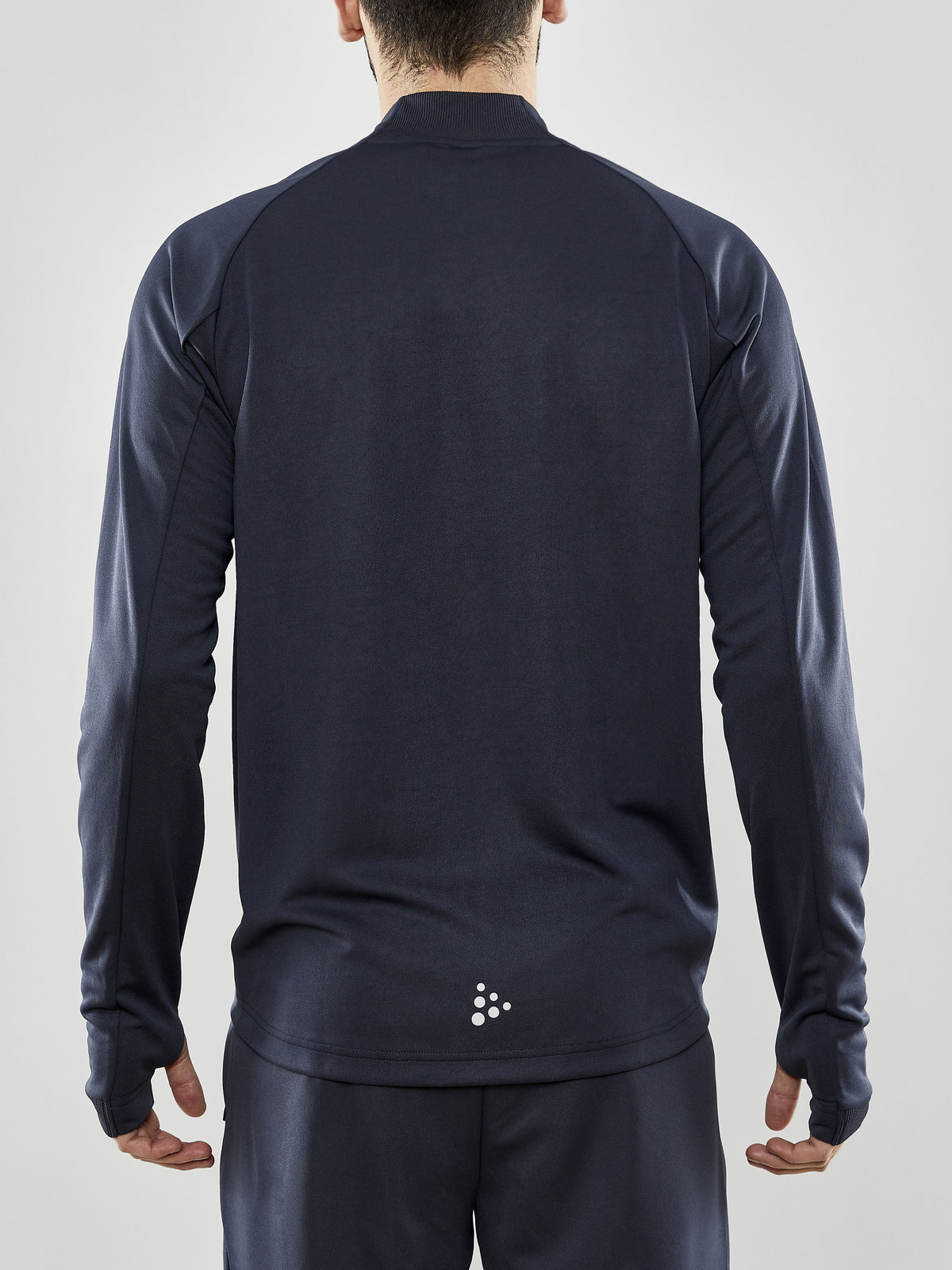Craft Evolve Full Zip Herren in Dunkelgrau, Detailansicht