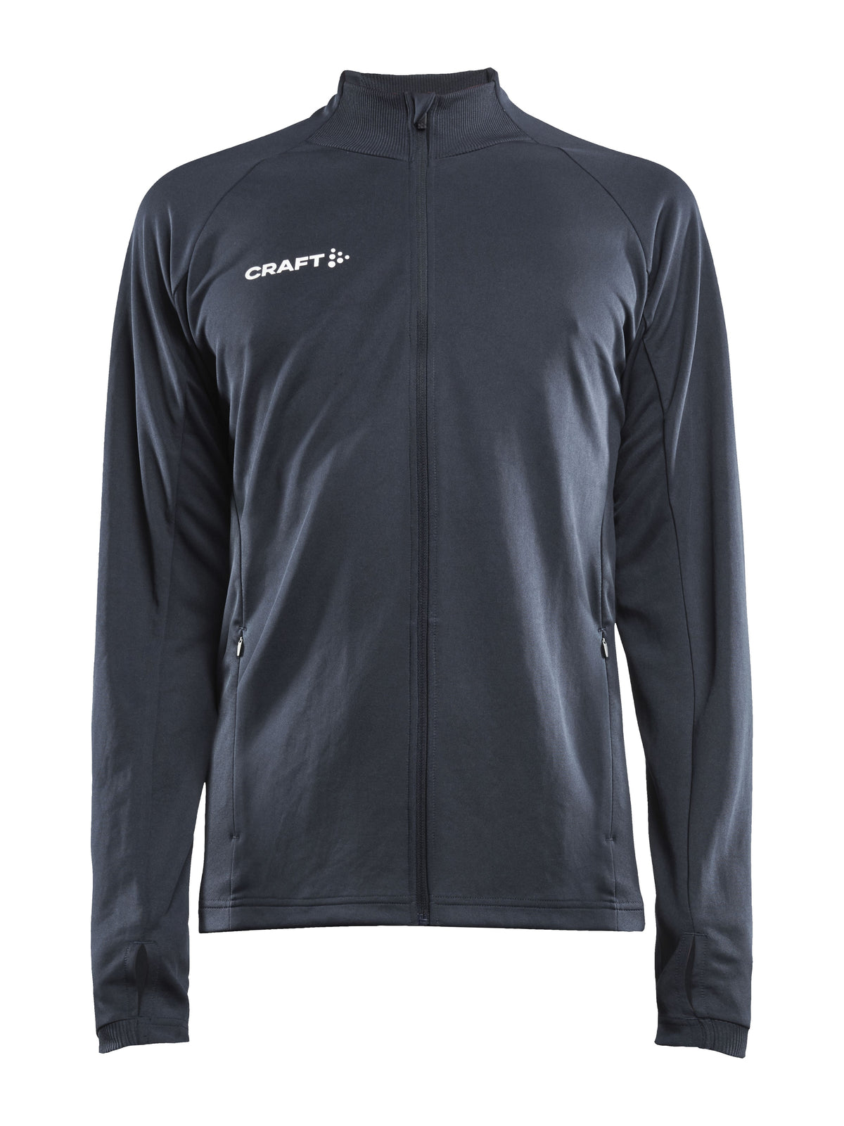 Craft Evolve Full Zip Herren in Dunkelgrau, Vorderansicht