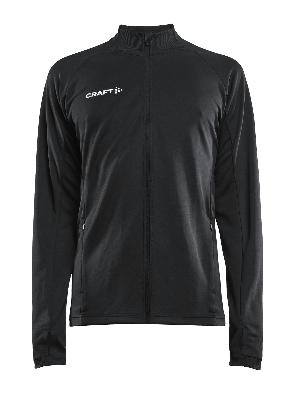 Craft Evolve Full Zip Herren in Schwarz, Vorderansicht