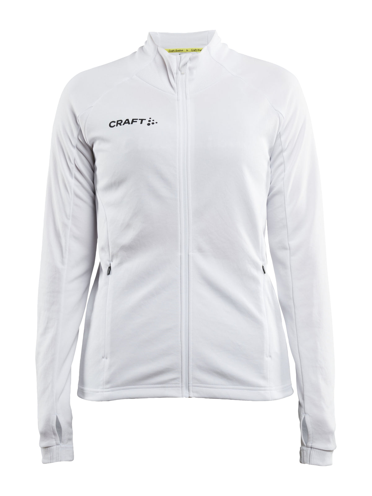 Craft Evolve Full Zip Damen in Weiss, Vorderansicht