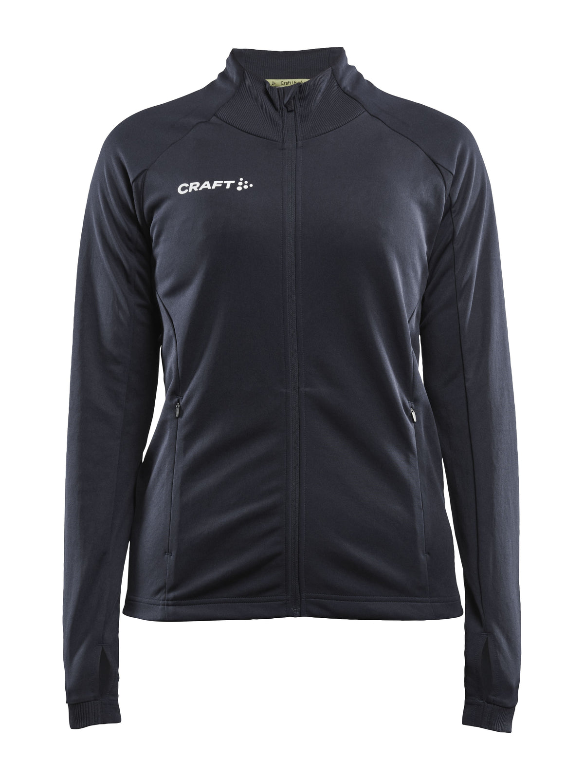 Craft Evolve Full Zip Damen in Dunkelgrau, Vorderansicht