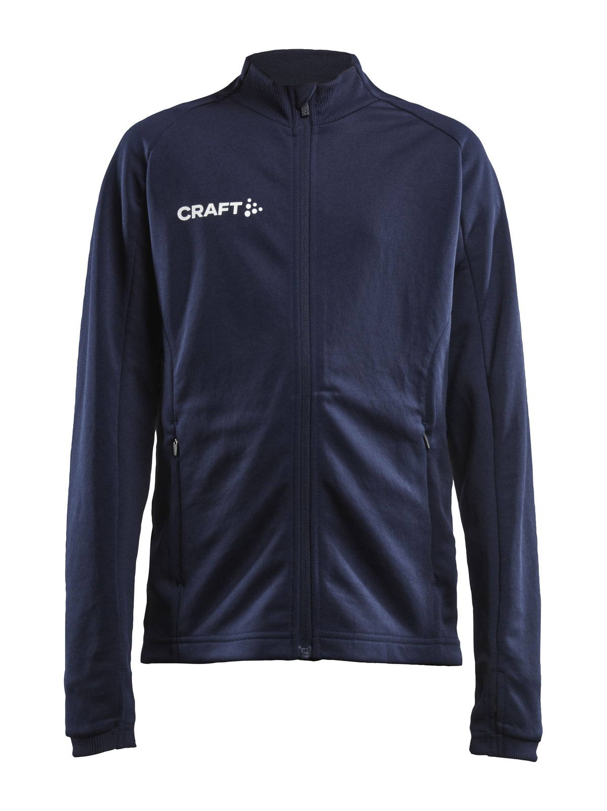 Craft Evolve Full Zip Junior in Navy, Vorderansicht