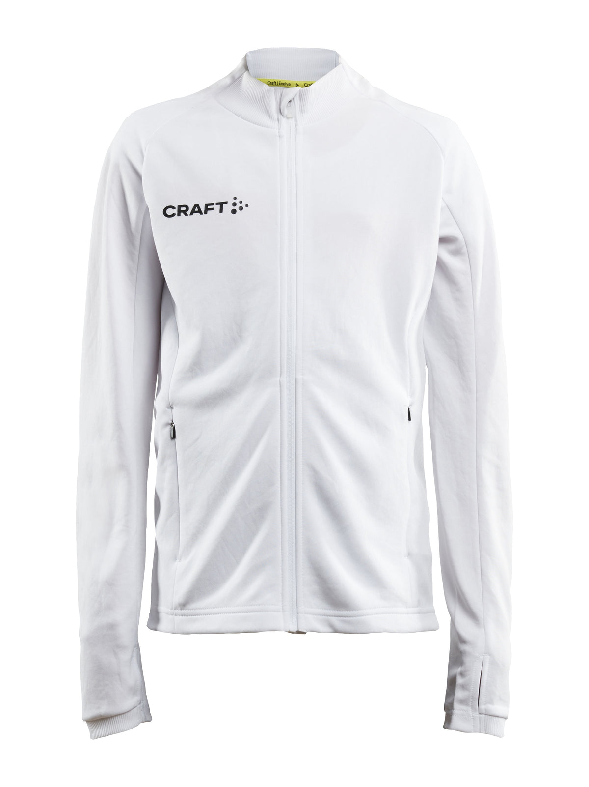 Craft Evolve Full Zip Junior in Weiss, Vorderansicht