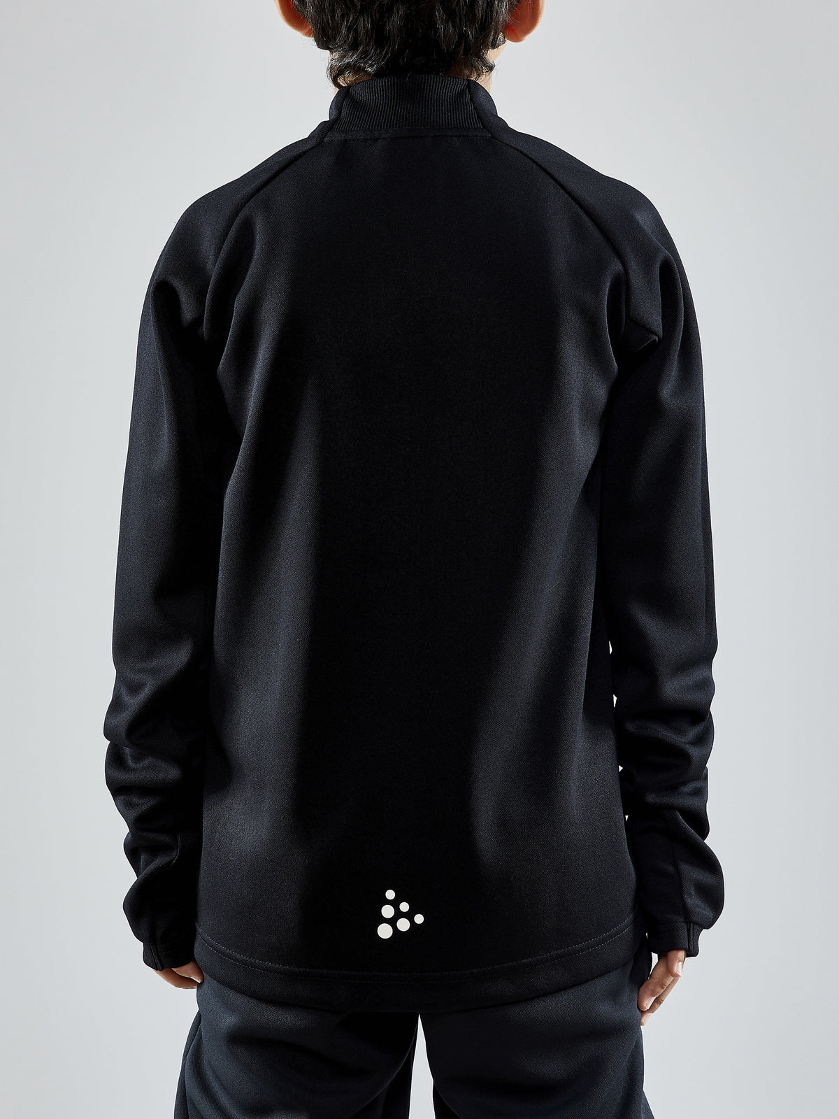 Craft Evolve Full Zip Junior in Schwarz, Detailansicht