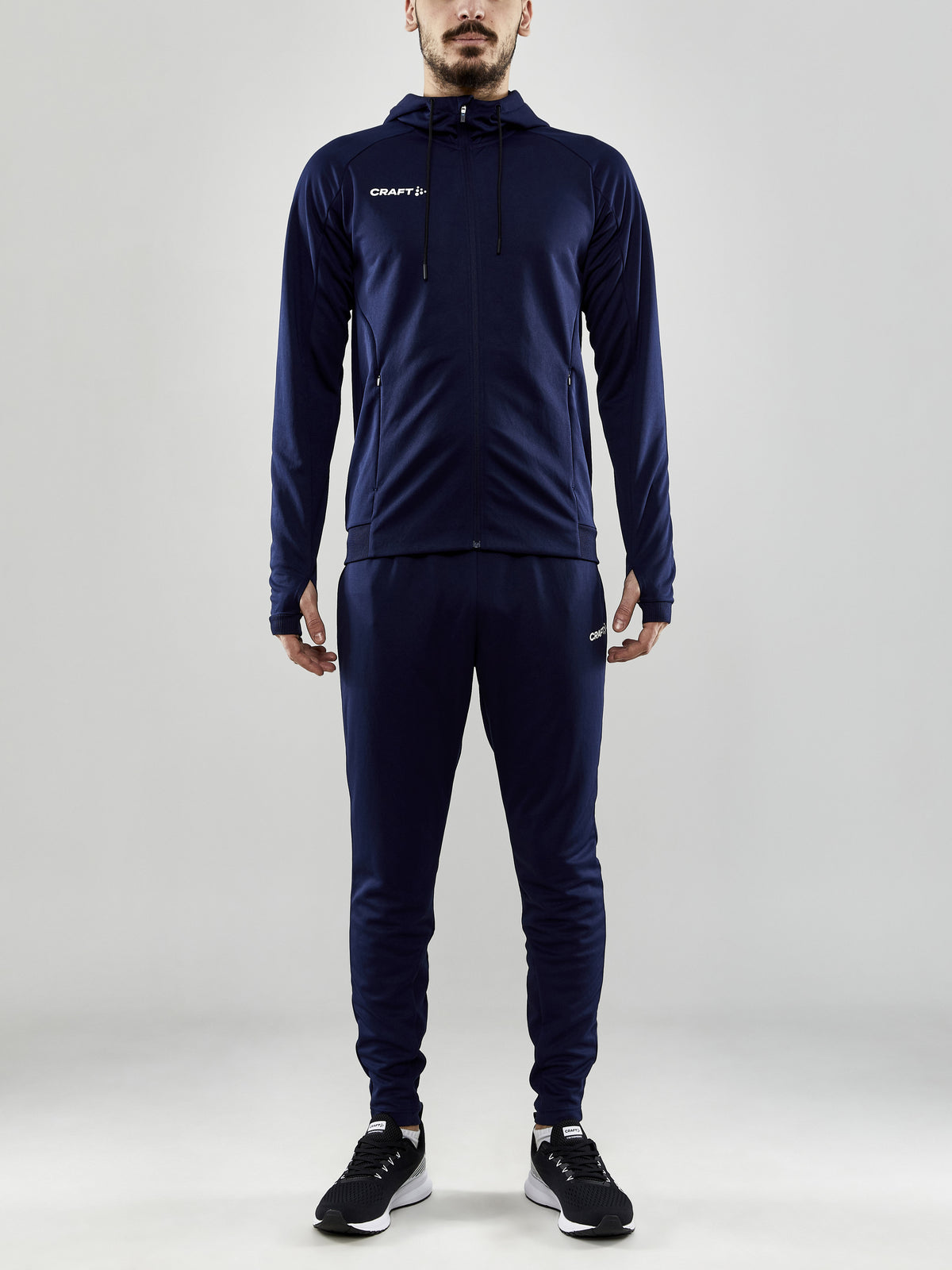 Craft Evolve Hood Jacket Herren in Navy, Detailansicht