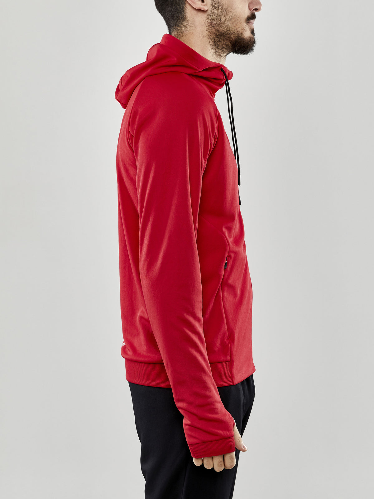 Craft Evolve Hood Jacket Herren in Rot, Detailansicht