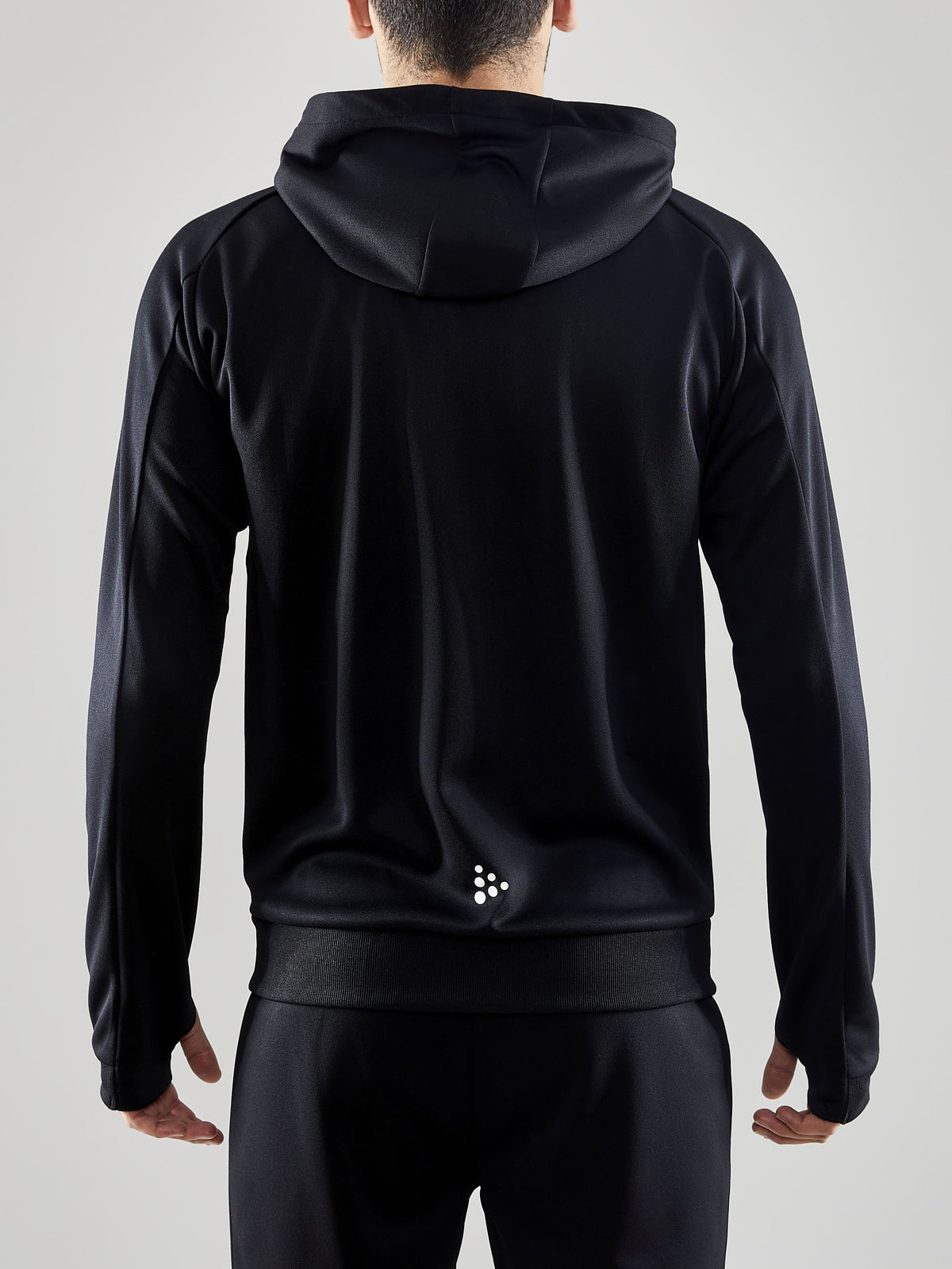 Craft Evolve Hood Jacket Herren in Schwarz, Detailansicht
