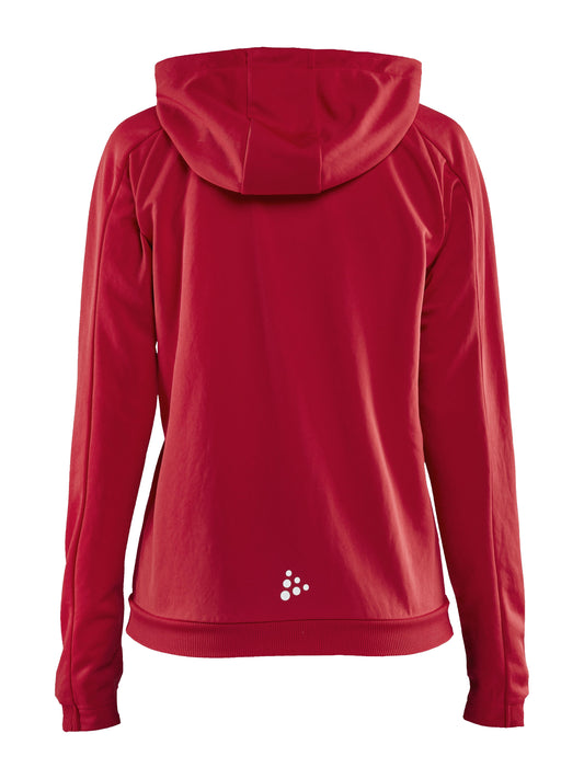 Craft Evolve Hood Jacket Damen in Rot, Rückansicht