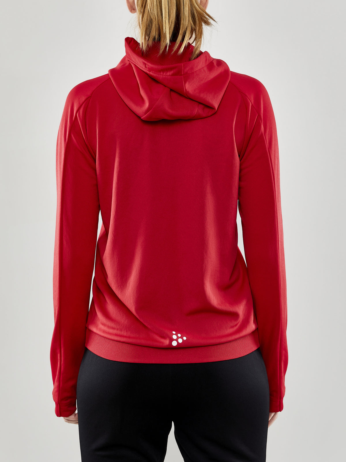 Craft Evolve Hood Jacket Damen in Rot, Detailansicht