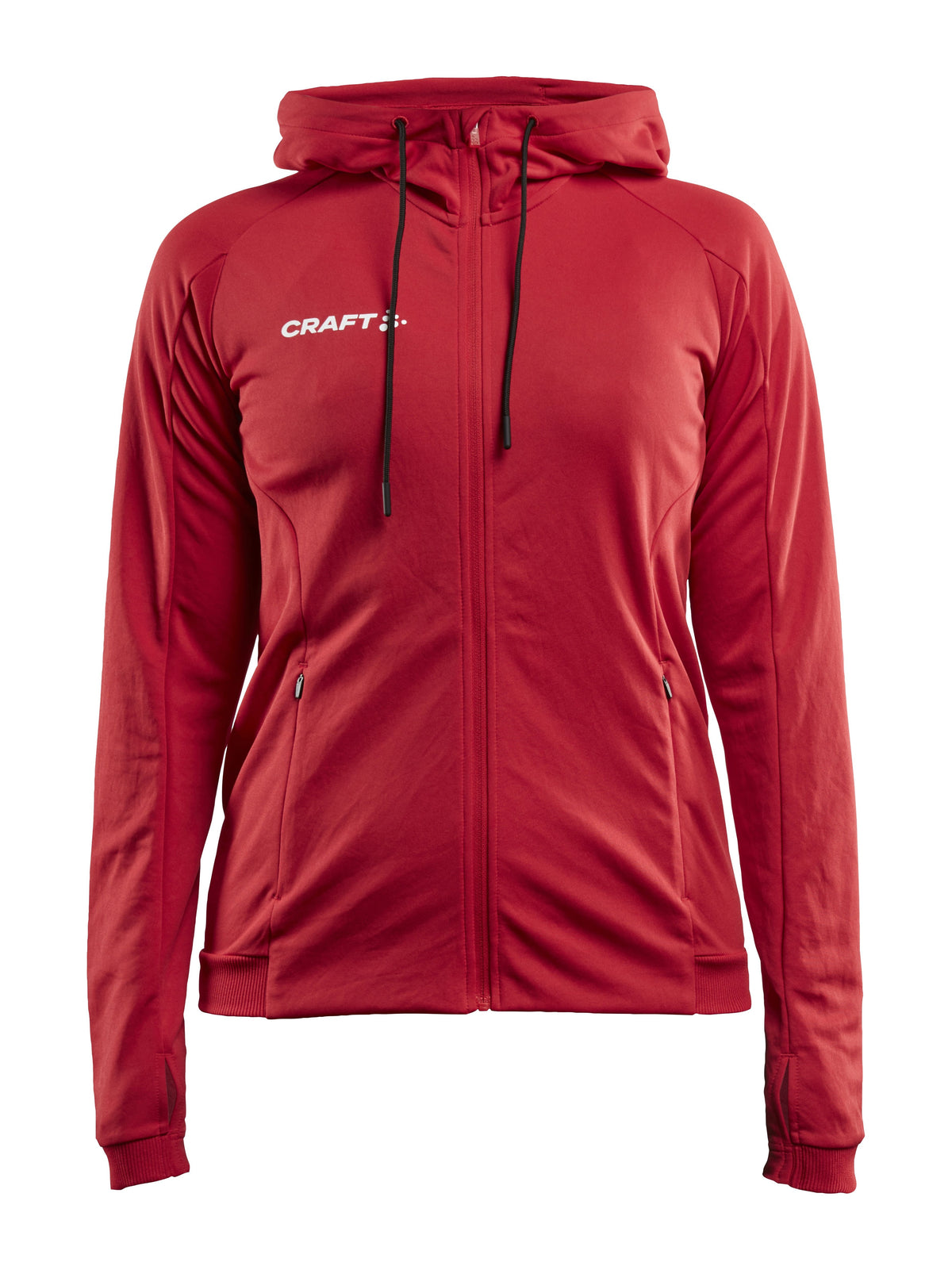 Craft Evolve Hood Jacket Damen in Rot, Vorderansicht