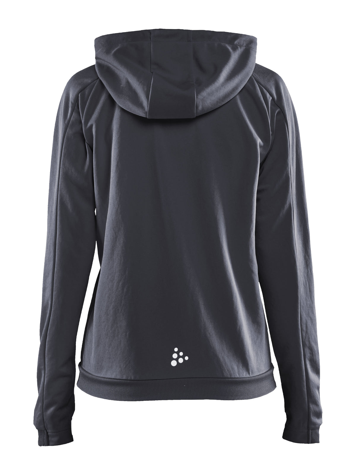 Craft Evolve Hood Jacket Damen in Dunkelgrau, Rückansicht