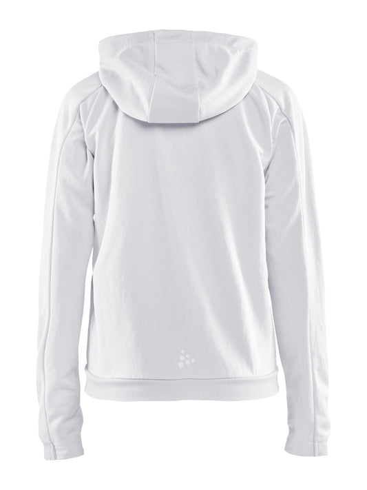 Craft Evolve Hood Jacket Junior in Weiss, Rückansicht