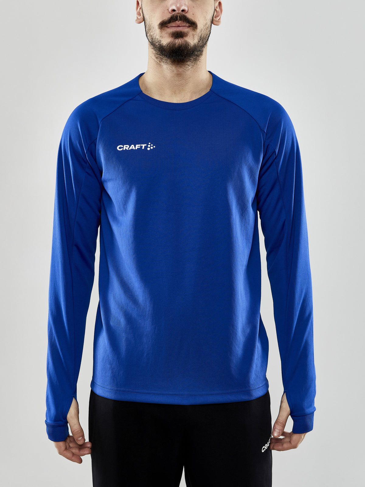 Craft Evolve Crew Neck Herren in Kobaltblau, Detailansicht