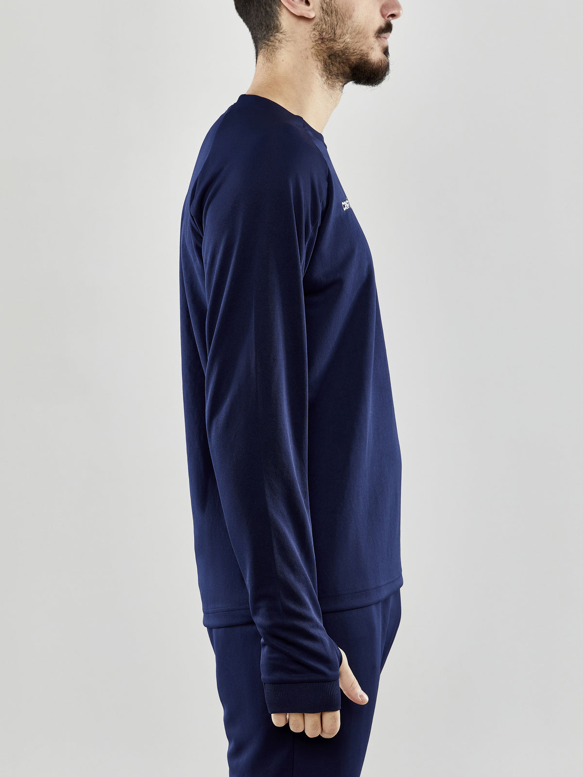 Craft Evolve Crew Neck Herren in Navy, Detailansicht