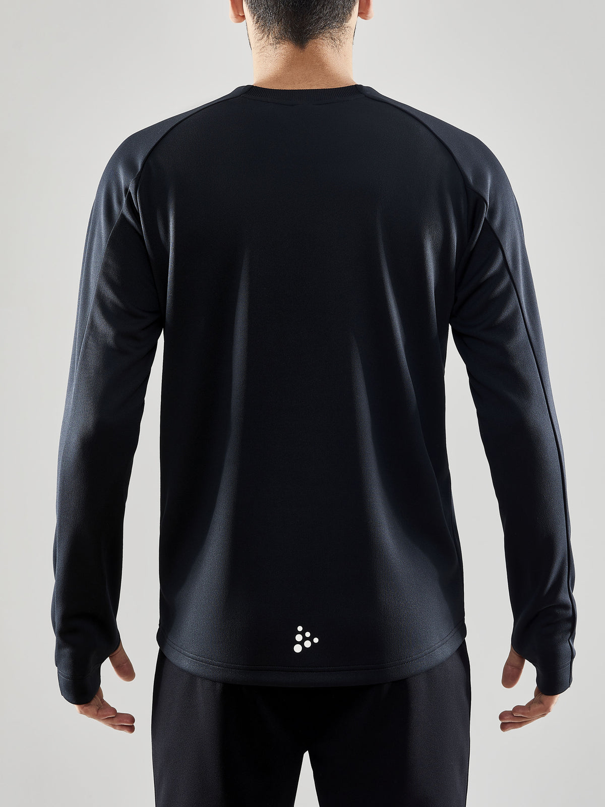 Craft Evolve Crew Neck Herren in Schwarz, Detailansicht
